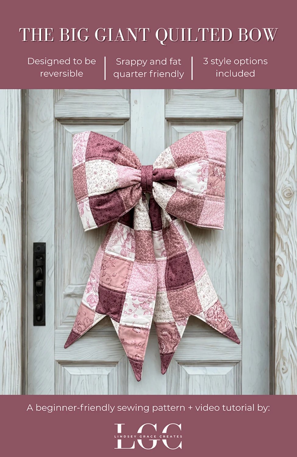  The Big Giant Quilted Bow  
