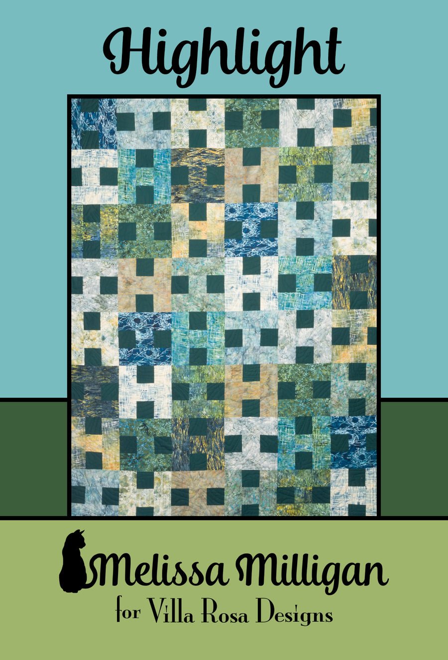 Villa Rosa Designs Highlight Fat Quarter Quilt 54 x72 